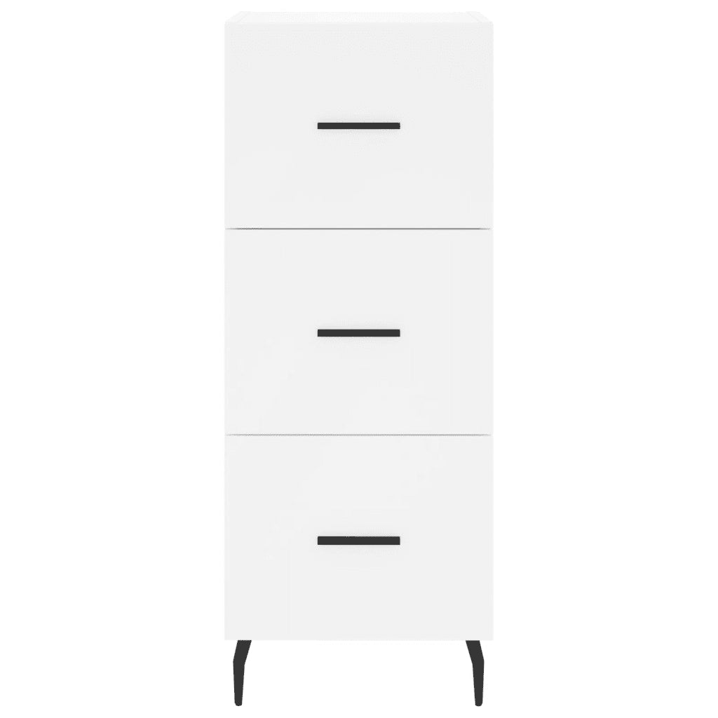 Credenza Bianca 34,5x34x180 cm in Legno Multistrato 3200209