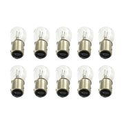 10 Pezzi Lampada Alogena S25 P21/4W BAZ15D Asimmetrica 12V 21/4W