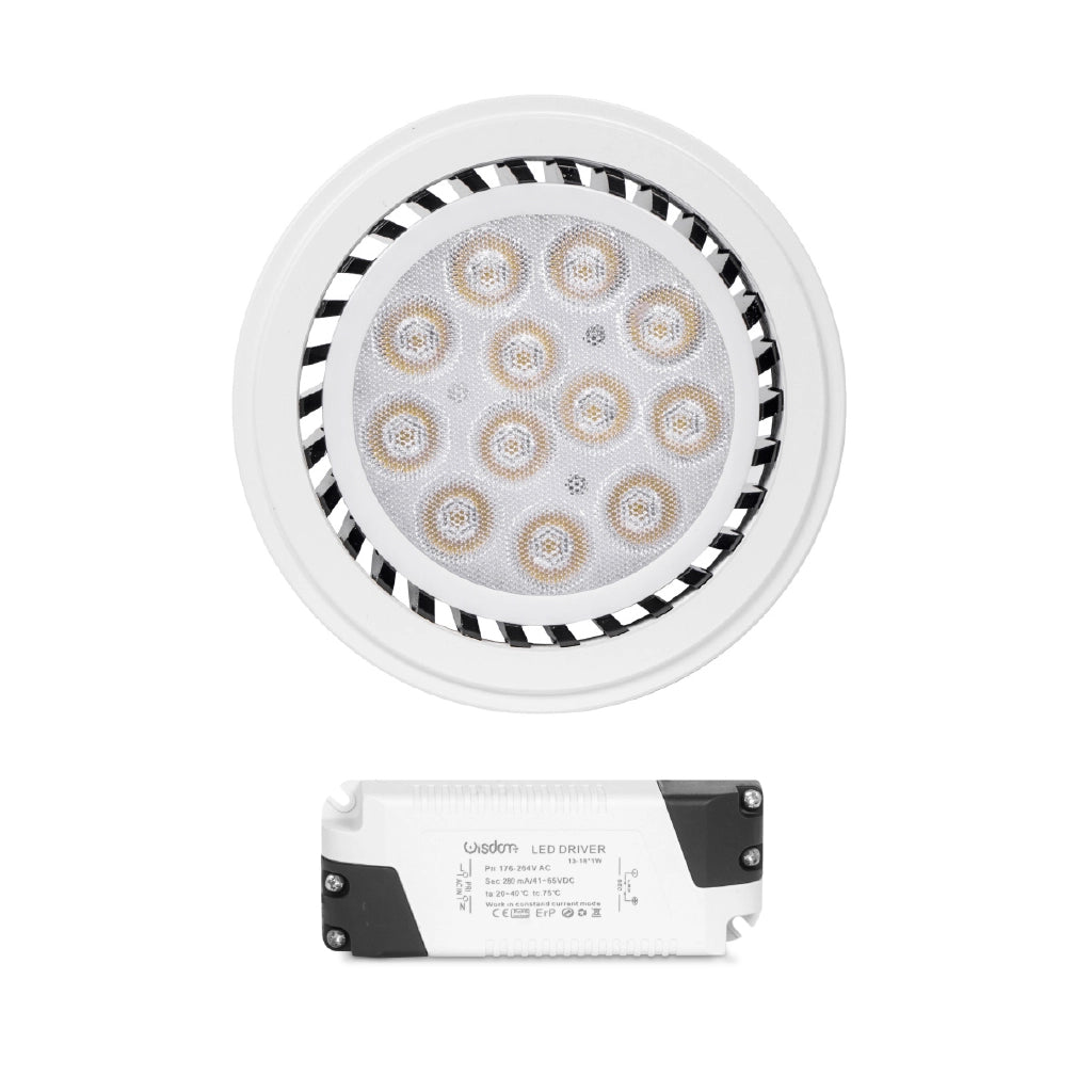 Faretto led 12w AR111 6000K