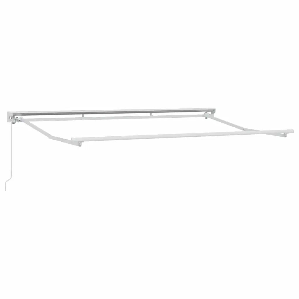 Struttura della tenda Regolabile-Telaio per tenda da sole Bianco 3,5 x 2 m Acciaio 402609