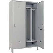 ARMADIO SPORCO PULITO SCARPIERA MONTATO PROMETAL  VERN GRIGIO POSTI 2 H.MM 1795 MM 1000X500