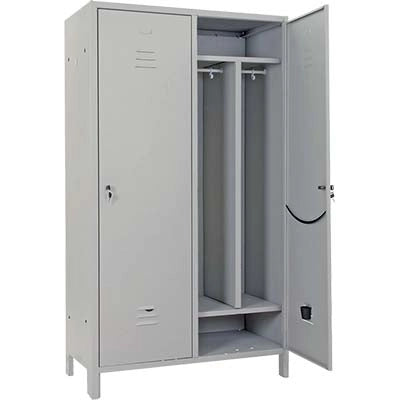 ARMADIO SPORCO PULITO SCARPIERA MONTATO PROMETAL  VERN GRIGIO POSTI 2 H.MM 1795 MM 1000X500
