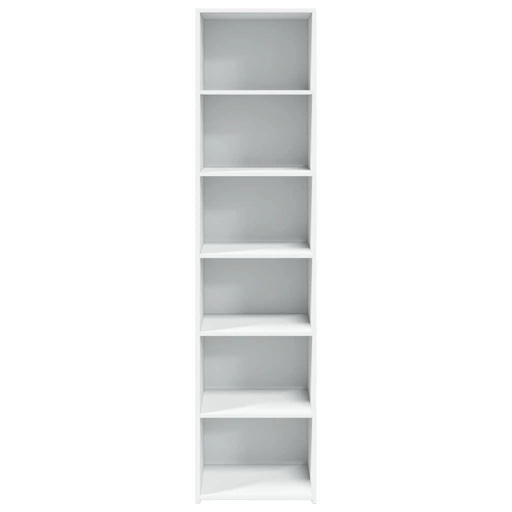 Buffet credenza cassettiera mobiletto mobile contenitore organizer cucina soggiorno salotto alto 45 x 41 x 185 cm legno ingegnerizzato bianco 02_0032454