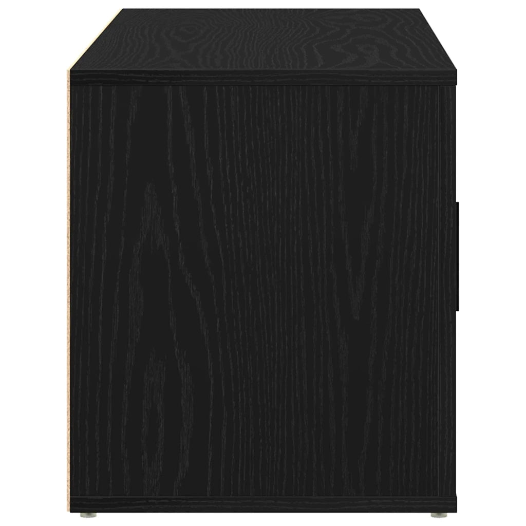Mobile TV 100 x 35 x 40 cm Rovere nero Legno ingegnerizzato 862125