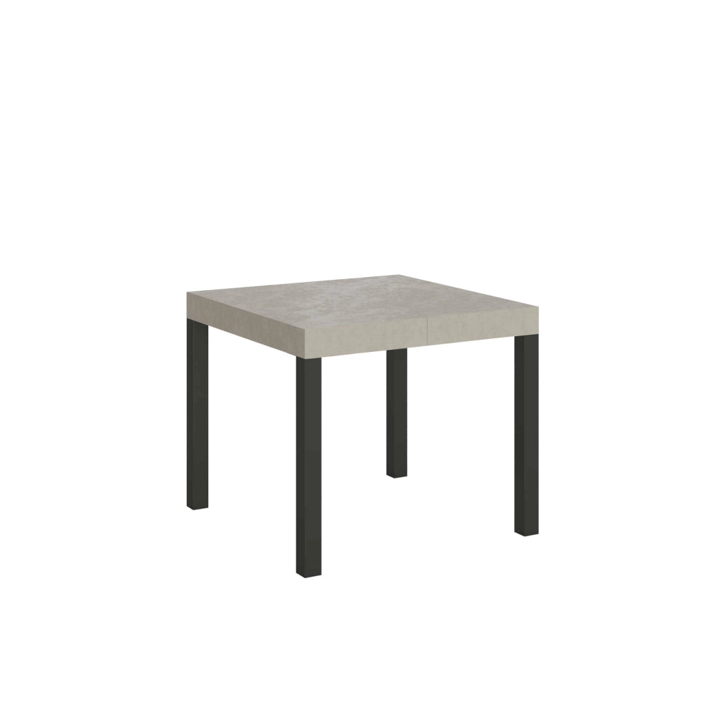 Tavolo allungabile 90x90/246 cm Every cashmere gambe antracite