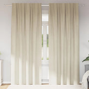 Tende oscuranti 2 pcs Crema 140 x 260 cm Velluto 4107187