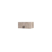 Surmeuble d'armoire 2 porte FLEX – Quercia wellington e grigio grafite – Design moderno