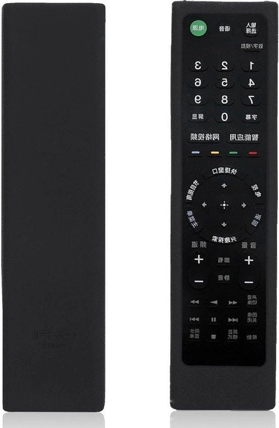 Hoesa per telecomando per TV Smart Sony RMF-TX200C - Anti-sciocco & Resistente ai shock - Nero