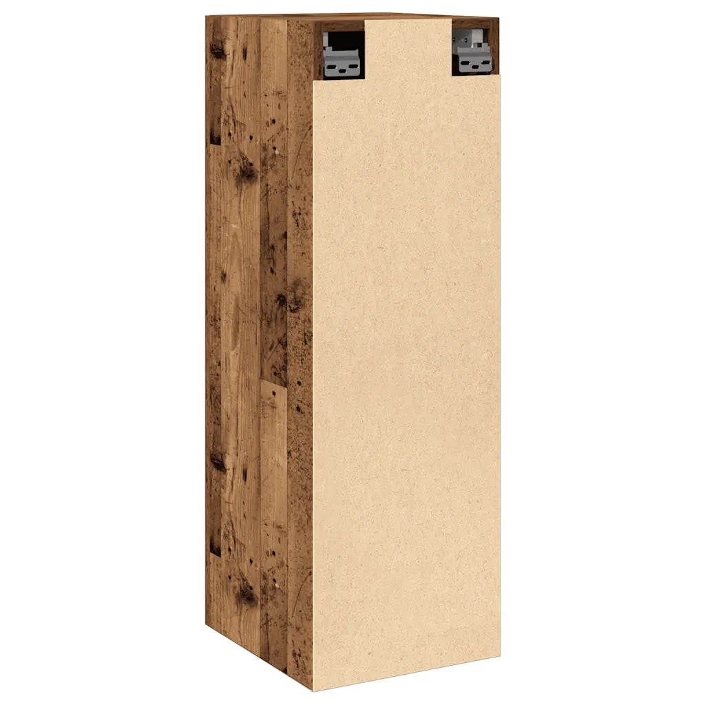 Mobili TV 2 pz Legno Antico 30,5x30x90 cm in Legno Multistrato 856395