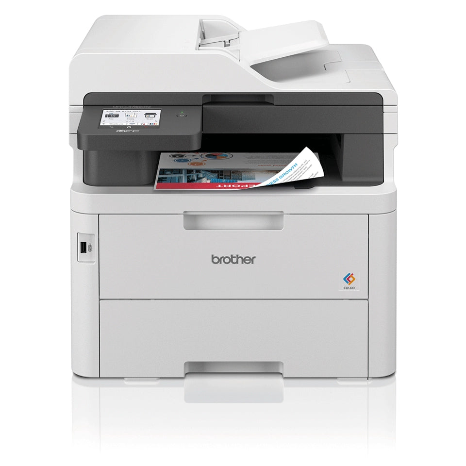 Brother mfc-l3740cdw stampante multifunzione led a4 600 x 2400 dpi 18 ppm wi-fi - MFCL3760CDW