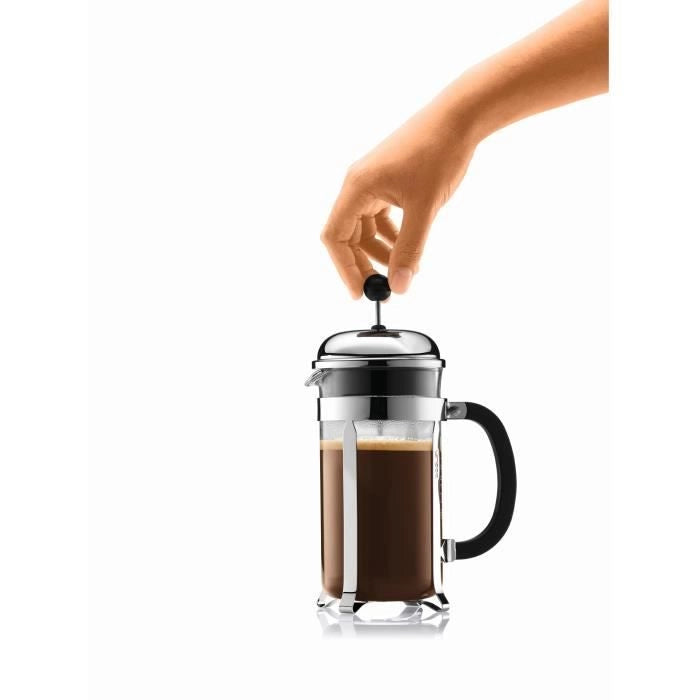 Chambord - Caffettiera per caffè in pistone Bodum, 12 tazze, 1,5 L, acciaio inossidabile