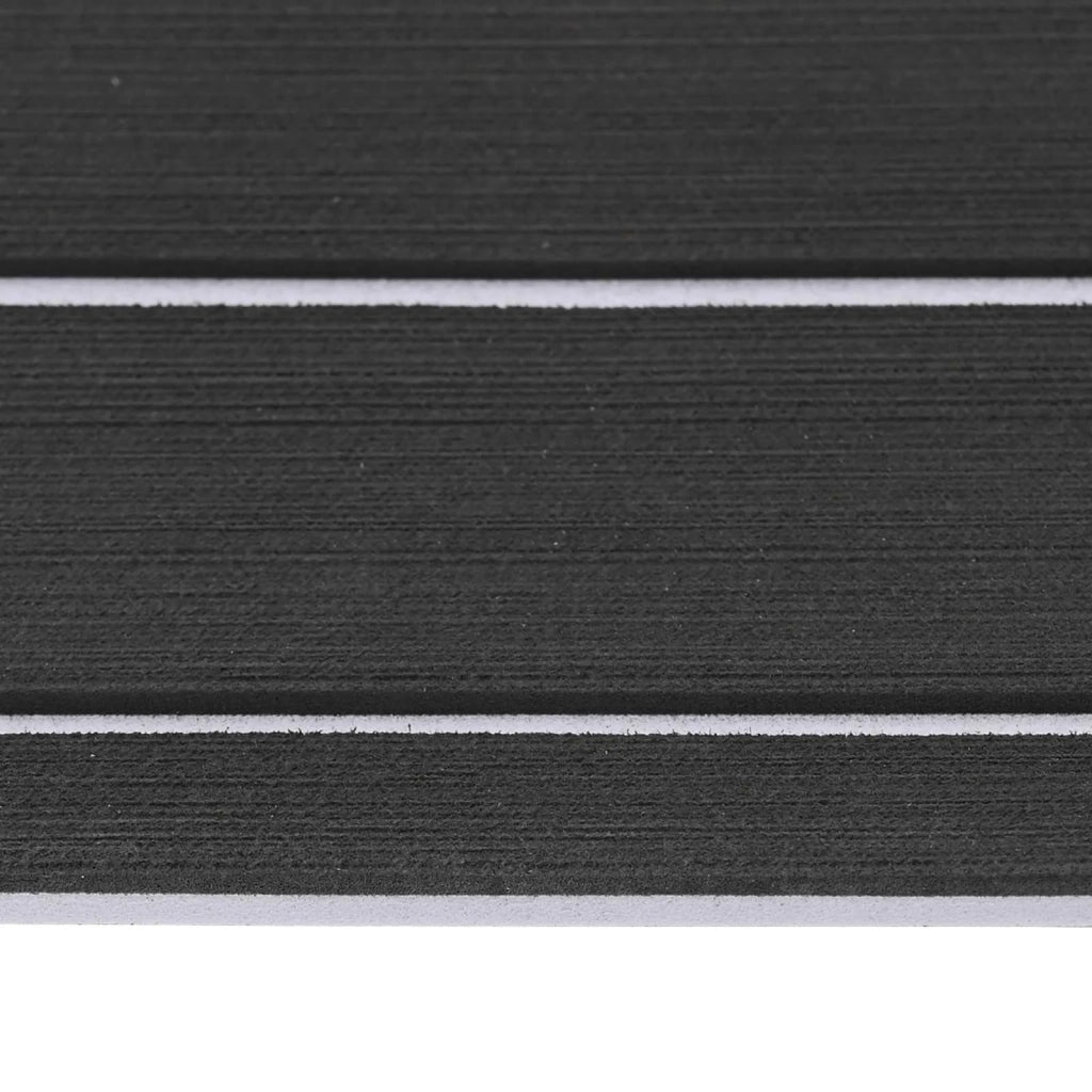 Tappetino per Barche Grigio Scuro e Bianco 240 x 60 cm EVA CFW6167032