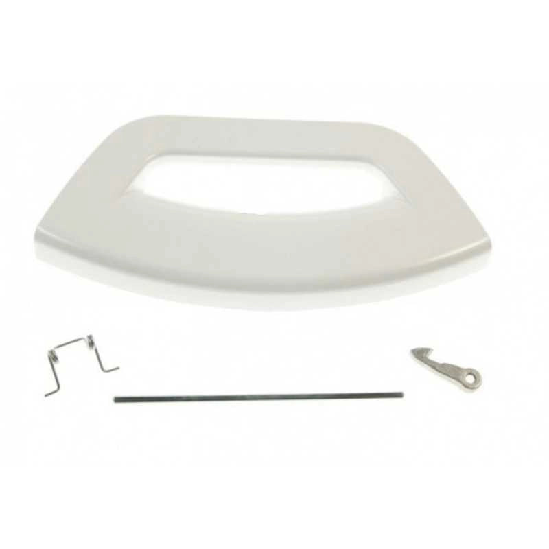 KIT MANIGLIA OBLO LAVATRICE HOTPOINT ARISTON 507932 COMPATIBILE BIANCA - Ariston Indesit