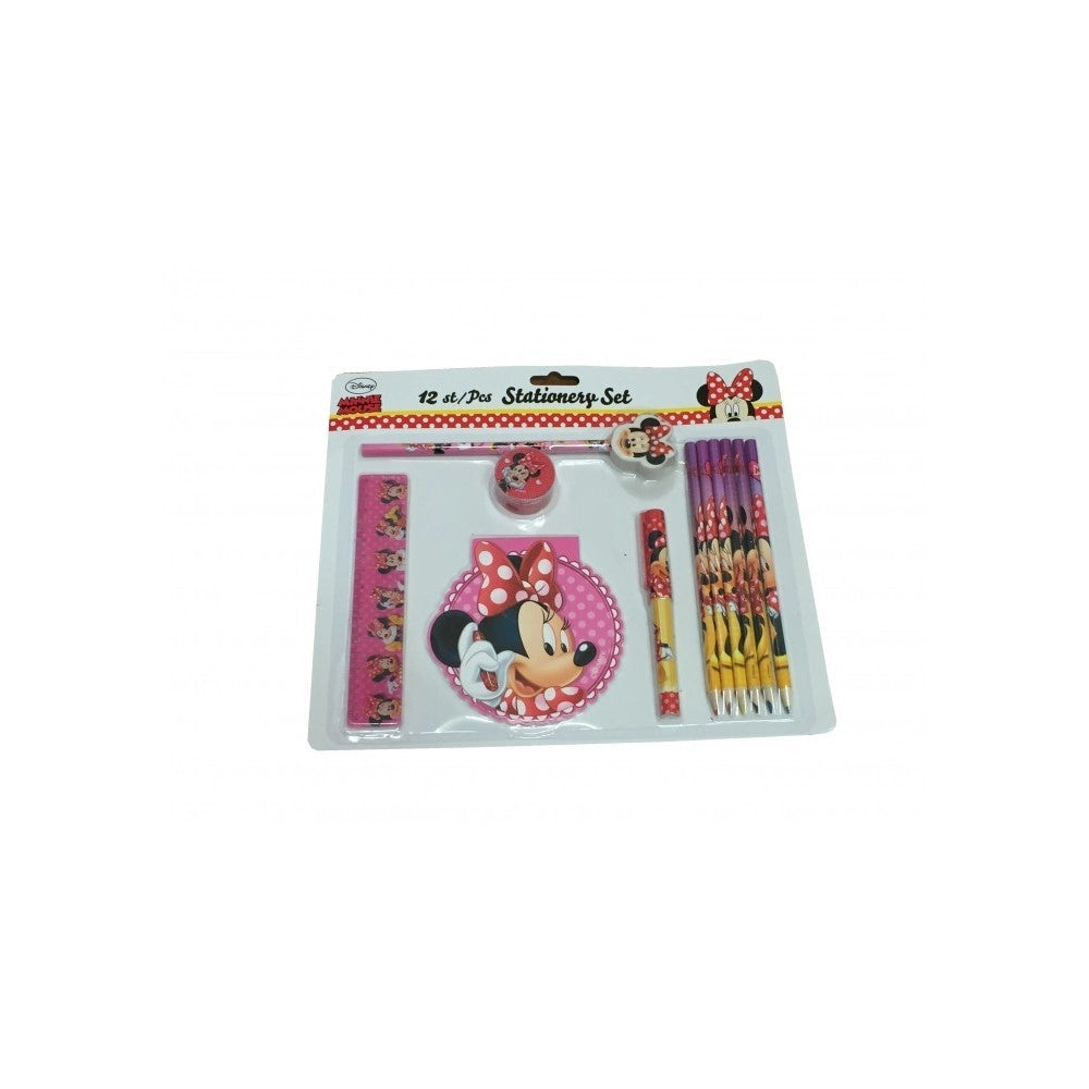 Trade Shop - Set Cancelleria Scuola 12 Pezzi Con Personaggi Disney Stationary Set In Blister -