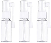 Kit di atomizzatori 360° girevoli - 3 pezzi - Flaconi vuoti riutilizzabili in plastica - 20 ml - Formato da viaggio - Atomizzatore fine con diffusore di nebbia - Spray nasale
