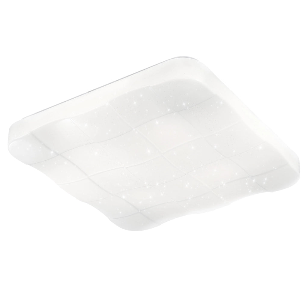 Plafoniera LED Polux Polaris 43cm quadrata con telecomando