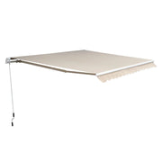 Tende d anello Alu Velo larghezza 3 m tendone protettivo solare per balcone colore beige