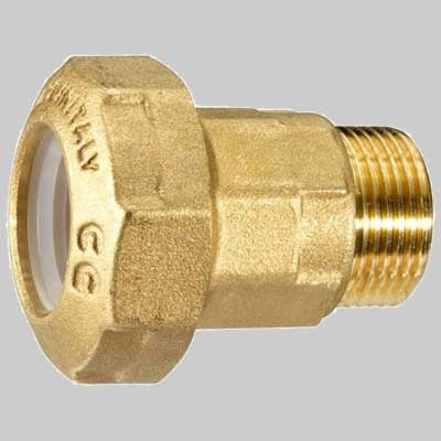 RACCORDO DRITTO MASCHIO PE ANELLO RESINA  63 x 2     CG CAVALLETTO