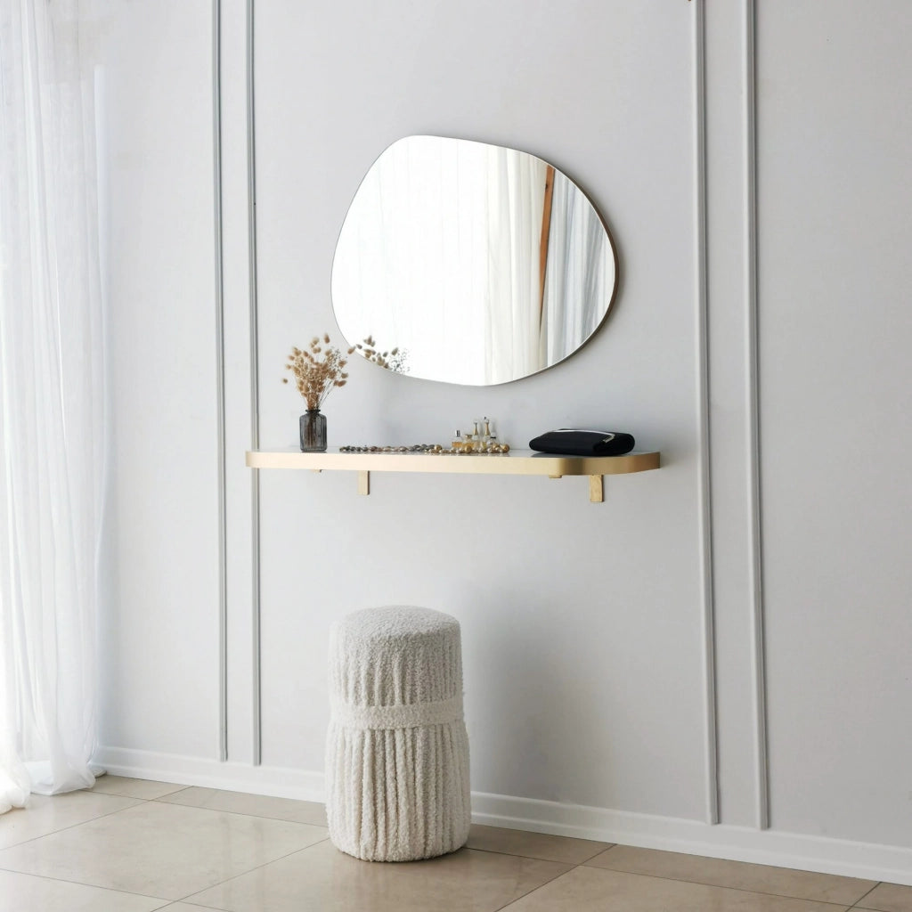 Dorno, Specchio Forma Ovale, 55x75h cm oro