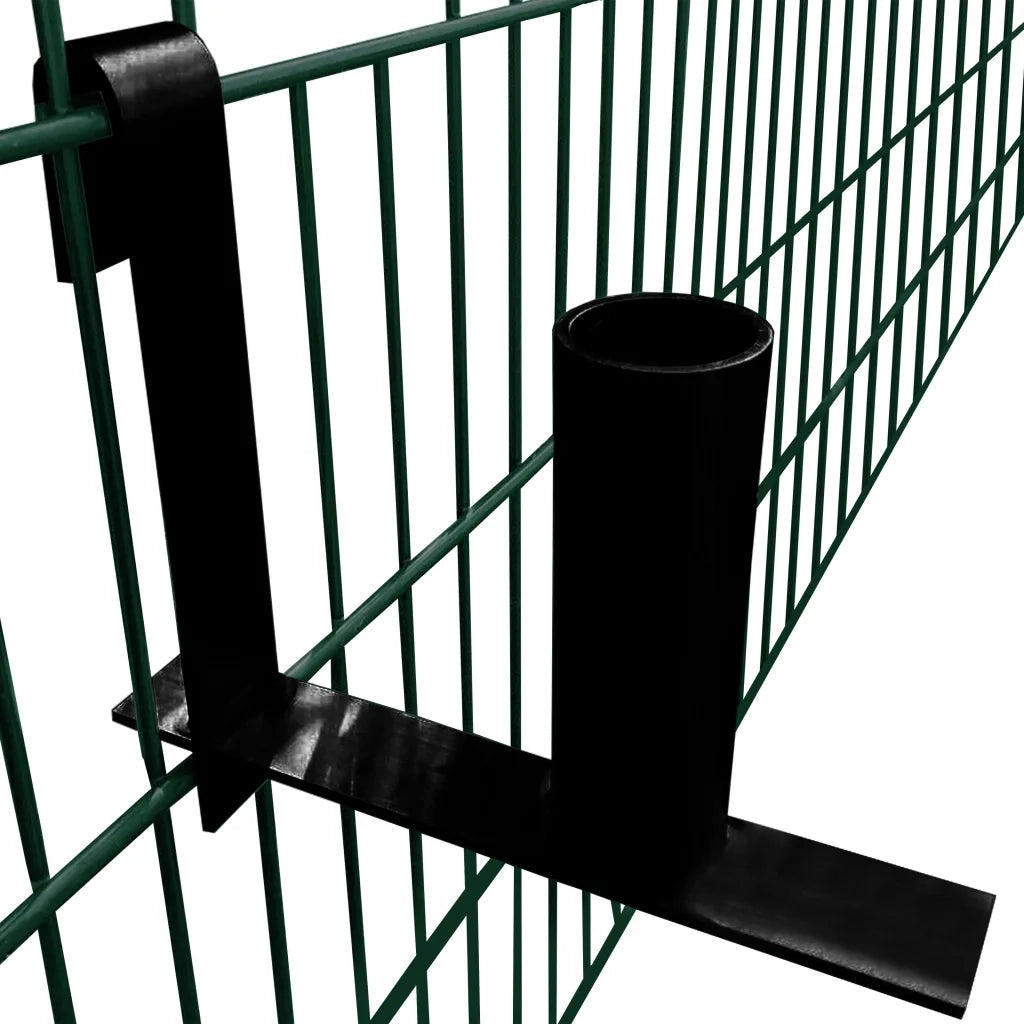 Supporti Rotoli Strisce di Recinzione Privacy 3 pz in Acciaio CFW3741543