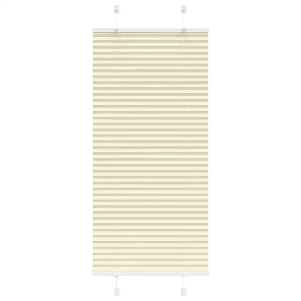 Tenda Plissettata Crema 65x150 cm Larghezza Tessuto 64,4 cm