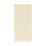 Tenda Plissettata Crema 65x150 cm Larghezza Tessuto 64,4 cm