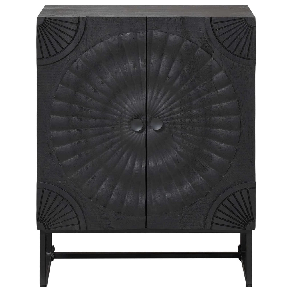 Credenza | Madia | Buffet da pranzo | Armadio da pranzo Nero 55 x 30 x 70 cm