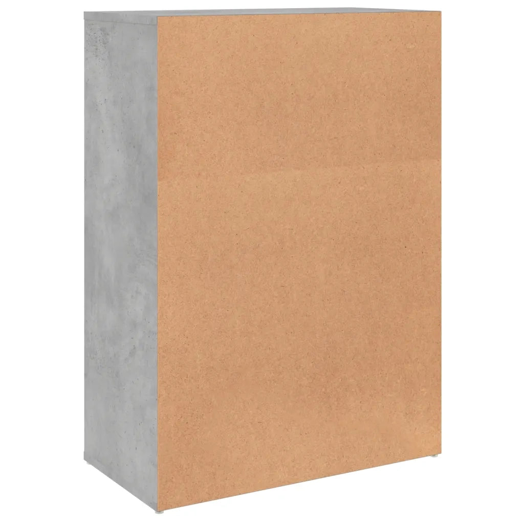 Credenze 2 pz Grigio Cemento 60x31x84 cm in Legno Multistrato 3276584