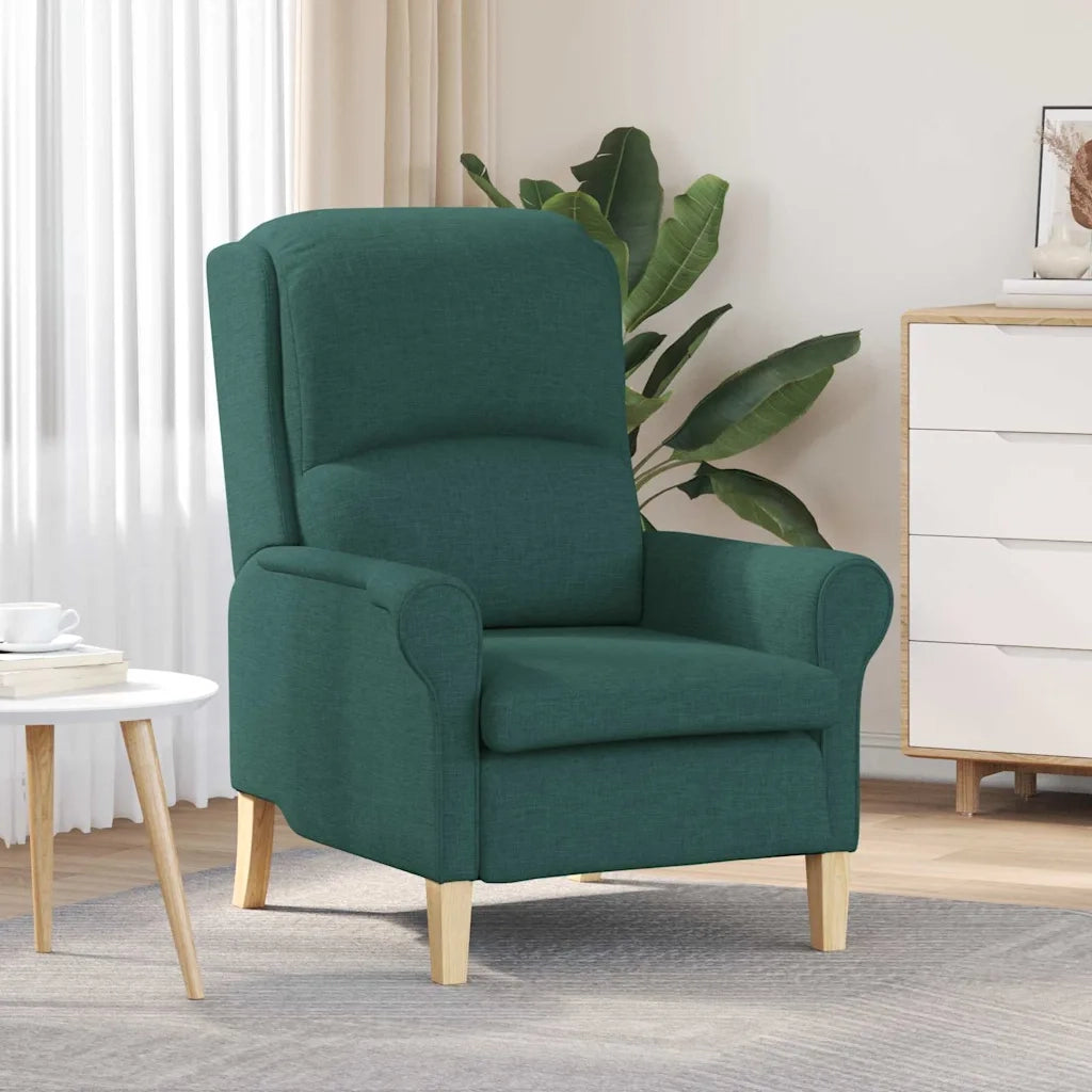 Divano Sedia-Poltrona Verde scuro Tessuto 957600