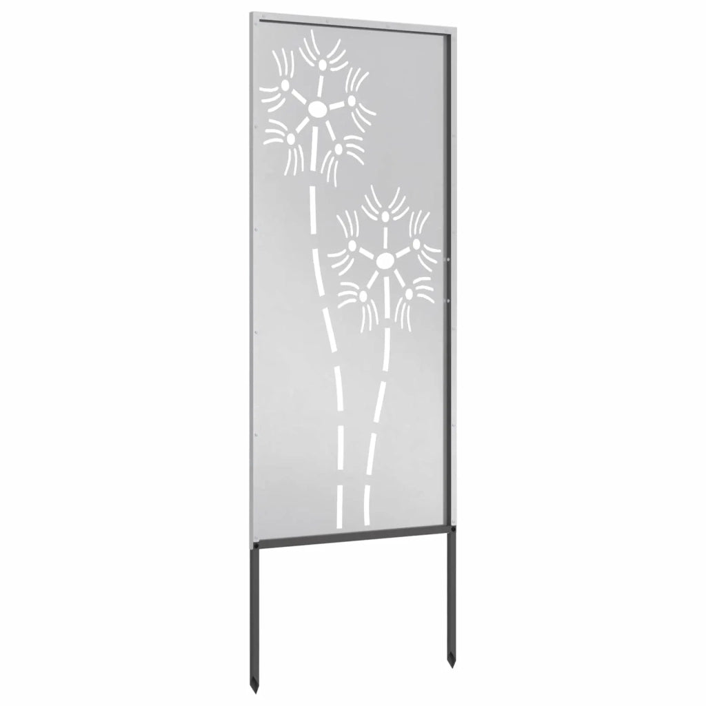 Schermo per privacy in giardino Traforo Argento 50 x 140 cm 876284