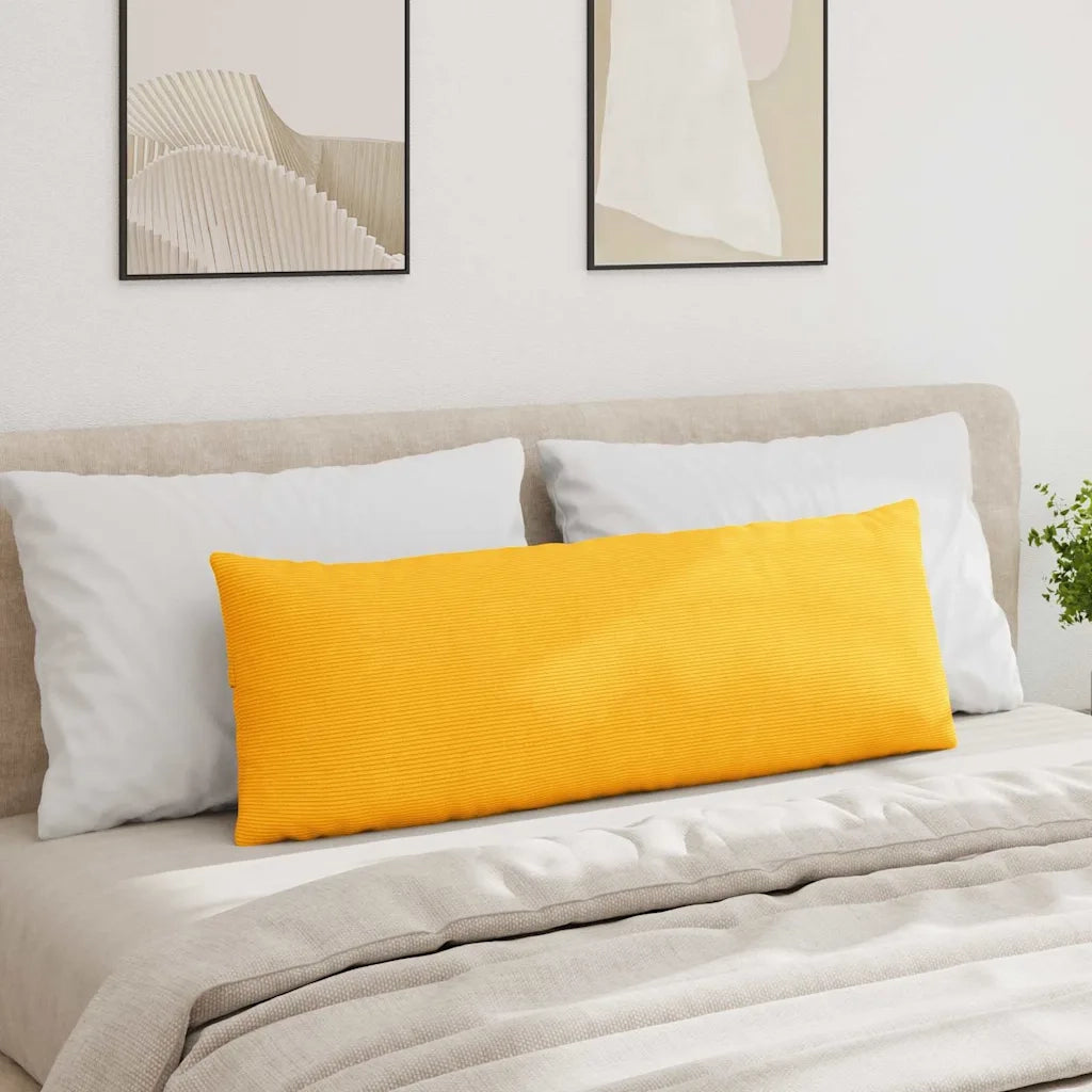 Cuscini da Divano 2 pcs Giallo Chiaro 120 x 40 cm
