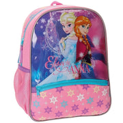Trade Shop - Zainetto Scuola Frozen 33 Cm Zaino Asilo Elsa Anna Elementari Bambine Rosa -