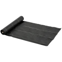 Telo Pacciamatura 50x2m 100g/m² Telo Anti Erbacce Telo Nero per Orto, Serra, Giardino Drenante e Traspirante con Quadrettatura