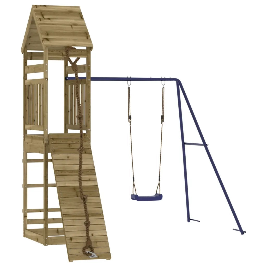 Set da Gioco da Esterno in Legno di Pino Impregnatocod mxl 78492