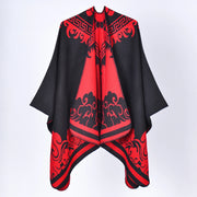 Nuovo scialle/sciarpa/scialle double-face in cashmere jacquard