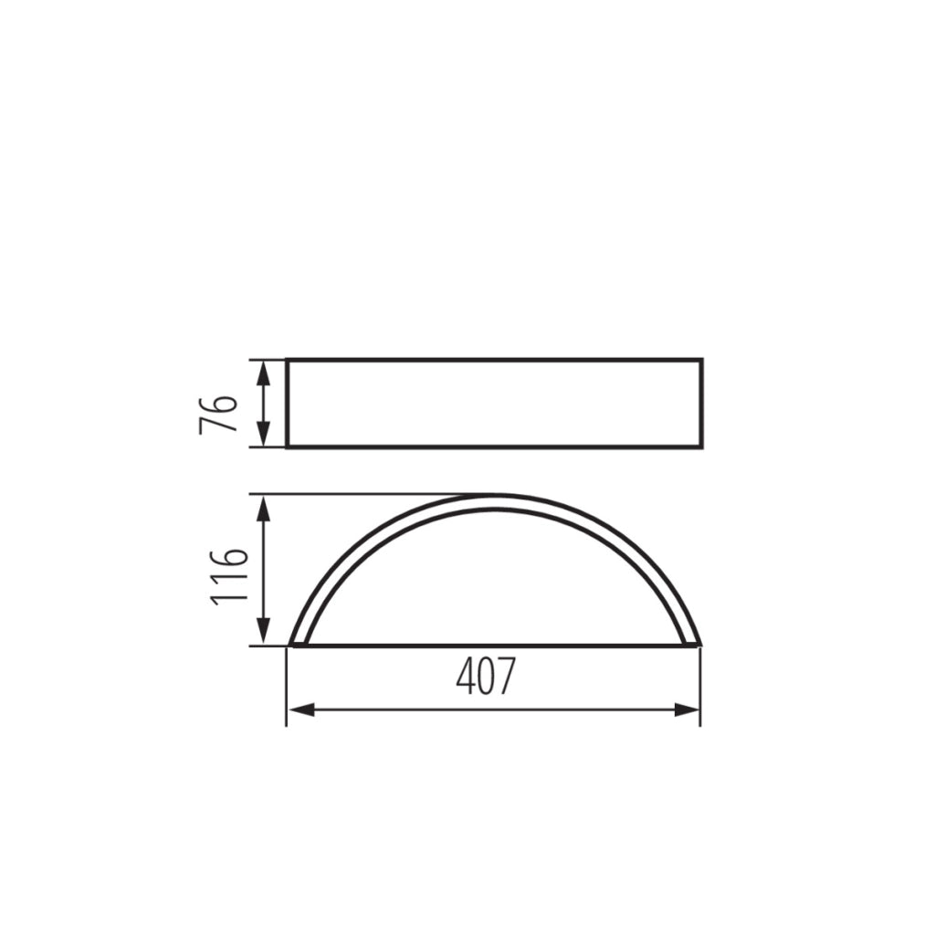 Applique semicircolare legno JASMIN E27 20W Kanlux