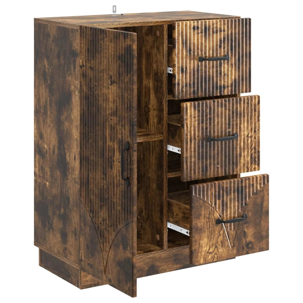 Credenza Rovere Fumo 66 x 34,5 x 87 cm Legno ingegnerizzato