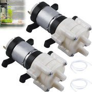 Pompa di membrana 12V - Pompacqua silenziosa per serbatoi per pesce e irrigazione | 1,5-2 l/min, Compatta e affidabile