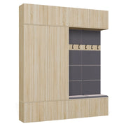 Guardaroba HAGA IV/2sz2w rovere sonoma 2x armadio + 2x appendiabiti