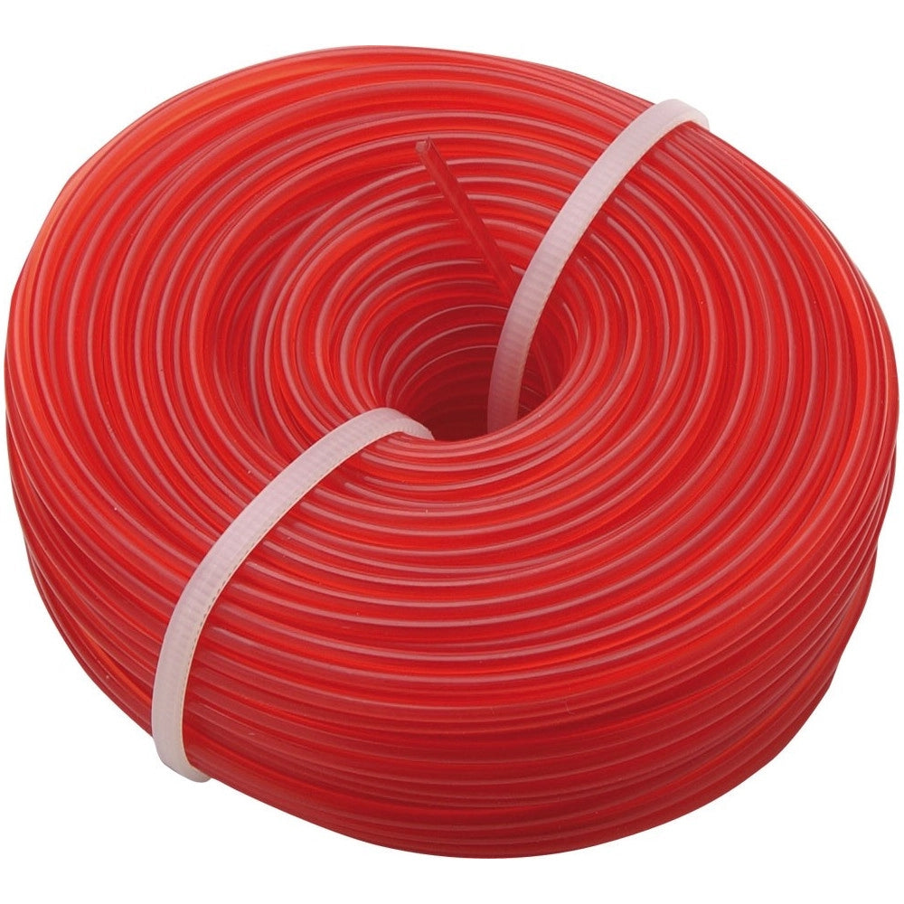 Trade Shop - Filo Decespugliatore In Nylon Bobina Rinforzata Tondo ø 3.5mm X 20 Metri Arancio -