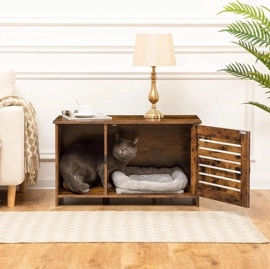Cassa per gatti - 80x45x46 cm - mobili per gatti