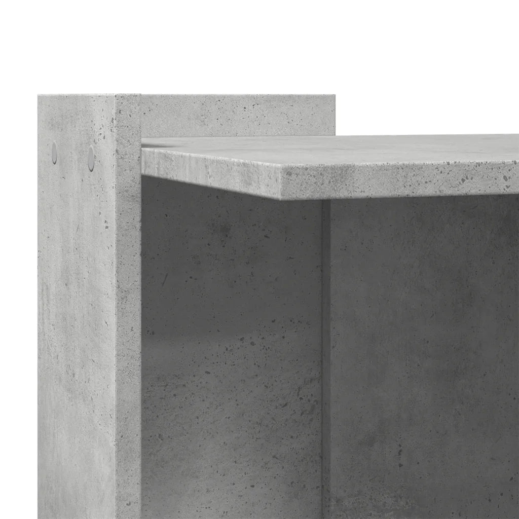 Recinto Lettiera Gatti Grigio Cemento 53x53x51 cm in Truciolato 857754