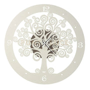 orologio portafortuna grande albero della vita Bronzo e avorio in Ferro Diametro55cm
