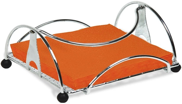Portatovaglioli da tavolo in metallo cromato kitchen artex 19 x 19 cm