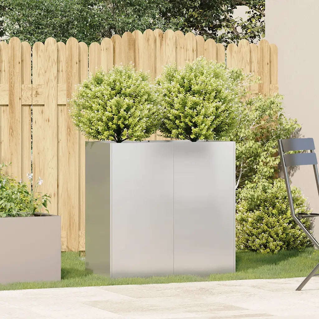 Fioriera 80x40x80 cm in Acciaio Inox 860714