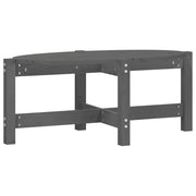 Tavolino da salotto | Tavolino da caff¨¨ | Tavolino da Soggiorno Grigio 87x48x35cm in Legno Massello di Pino