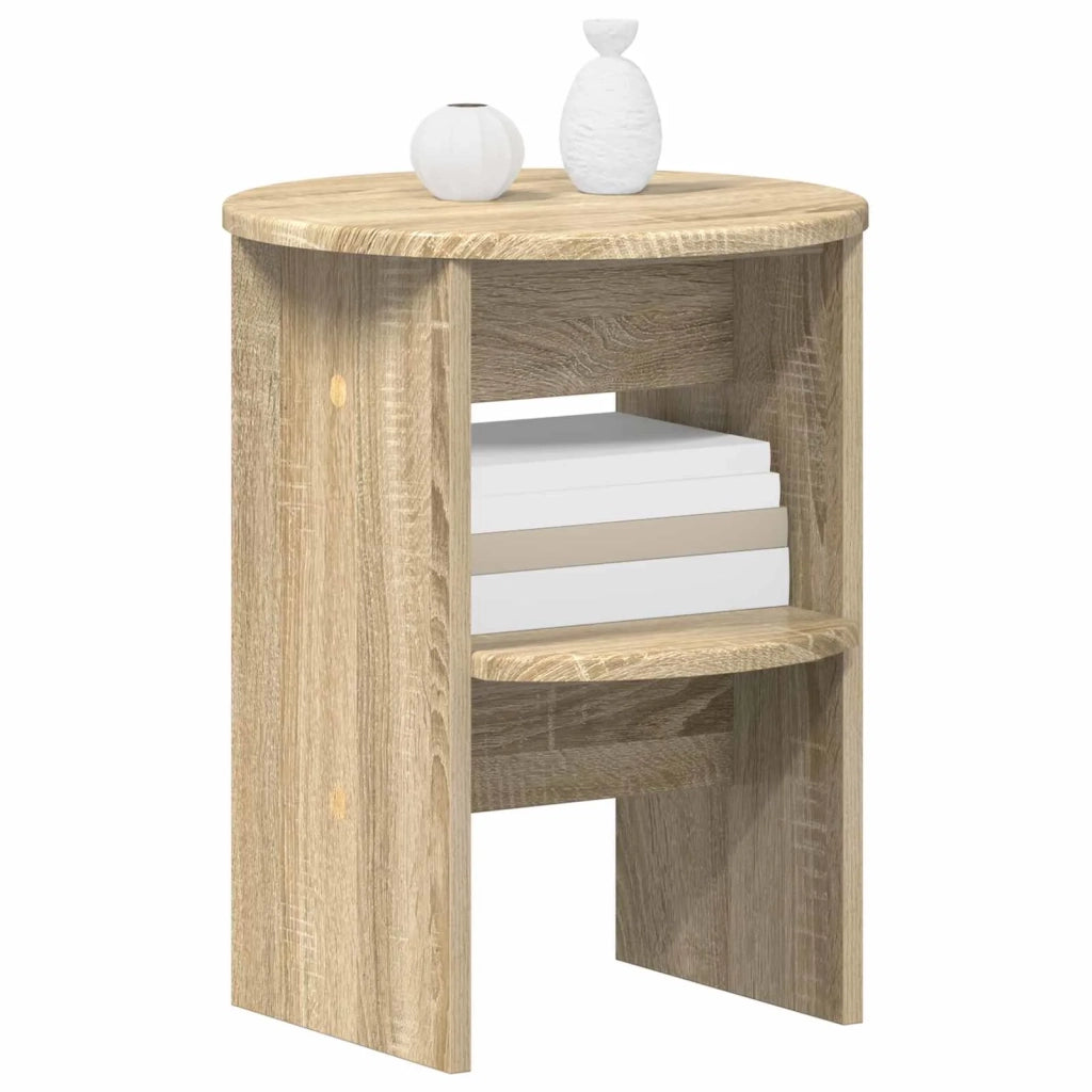 Mobile laterale 2 pcs Rovere Sonoma Ø40 x 50 cm 899821
