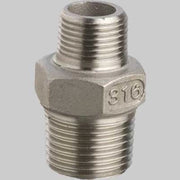 RACCORDO NIPLES RIDOTTO IN ACCIAIO INOX  3/4 x 1/2     MADE IN ITALY