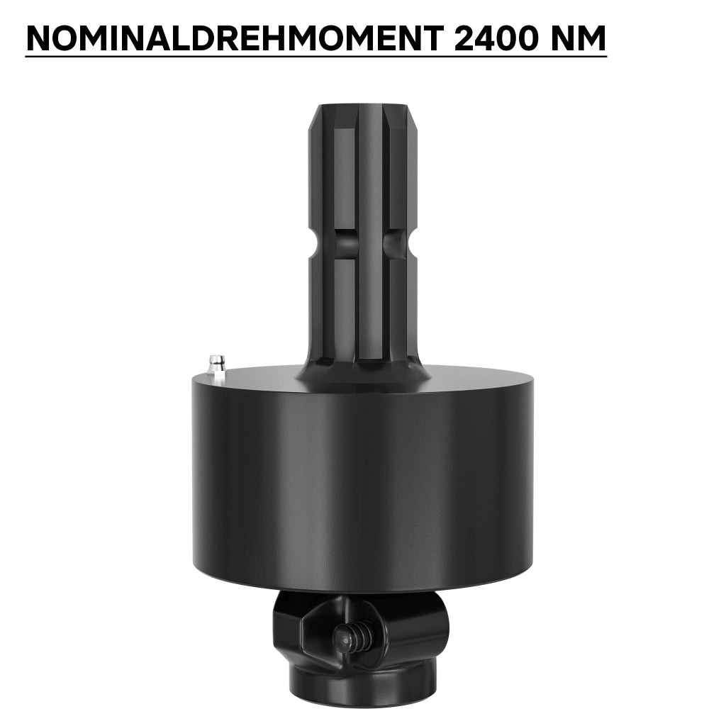 Frizione di sovraccarico cardano 201mm Filetto interno/esterno 1 3/8" Albero scanalato 6D Max 2400Nm