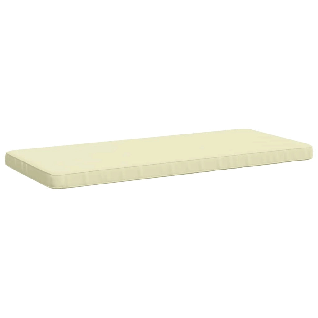 Cuscini per Panchina a 2 Pezzi VUGHT 2 pz 100% Poliestere Crema 951899